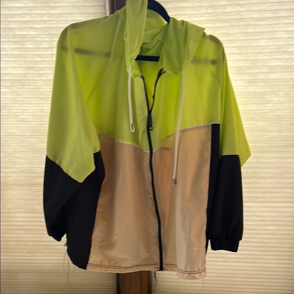 Colorblock Windbreaker Jacket